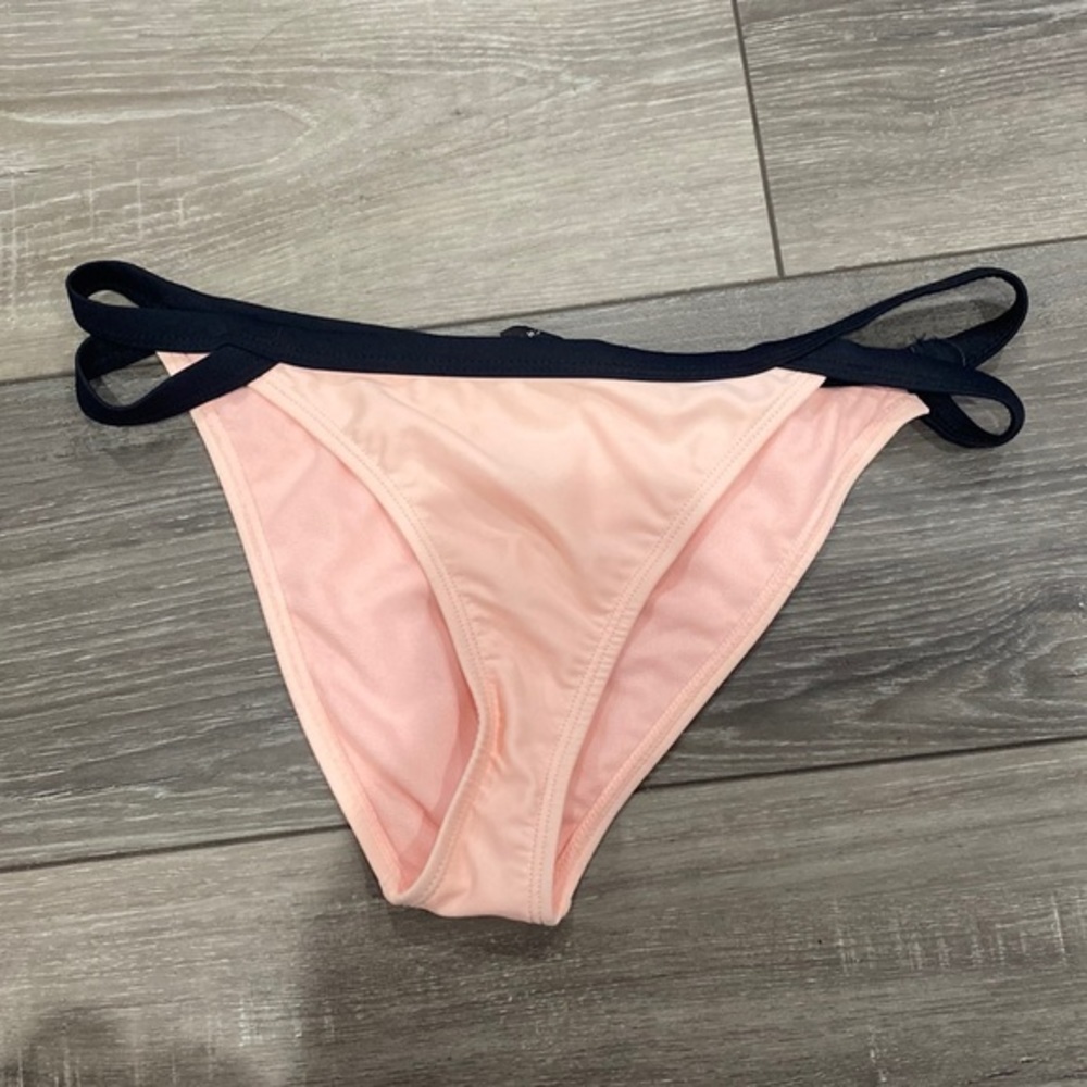 NWOT! South Beach Peach and Black Bikini Bottom‎